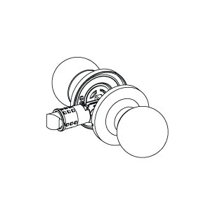 5-Series Passage ball knob