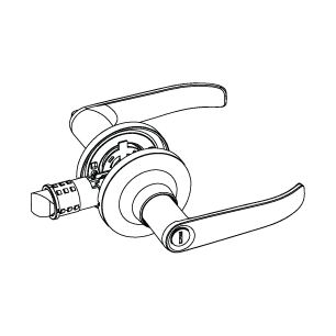 6-Series Privacy lever