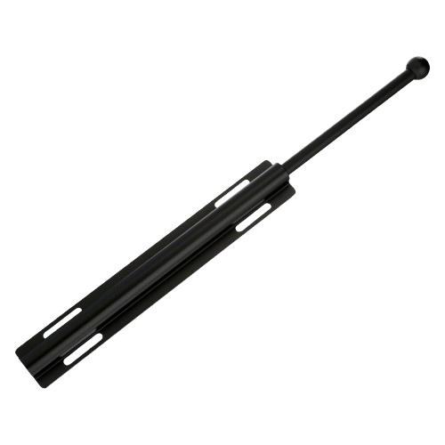 Matte black valet rod