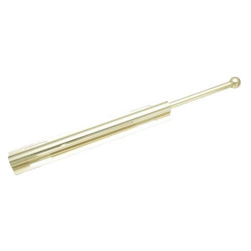 Polished brass valet rod